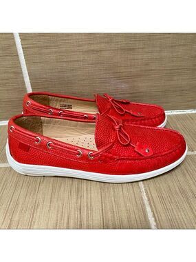 NWOT Marc Joseph Red Loafers